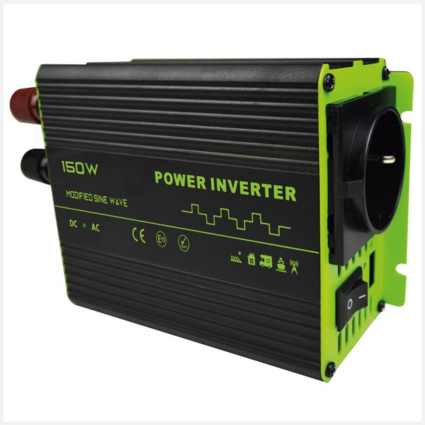 1852 Inverter modificeret  sinuskurve, 12V / 150W