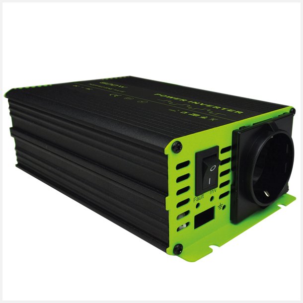 1852 Inverter modificeret  sinuskurve, 12V / 500W