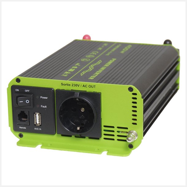 1852 Inverter med ren sinuskurve, 12V / 400W