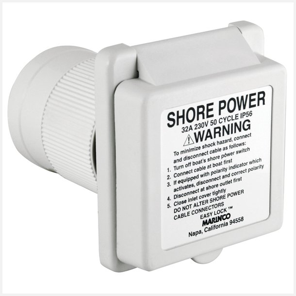 Marinco landstr�msindtag standard inlet,  32A
