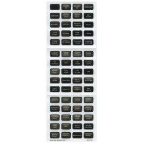 Blue Sea Systems Contura Label Kit sort