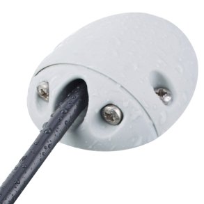 90° kabel gennemfring gr nylon 2-8mm kabel