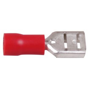 Fladstik hun rd 6,4x0.8mm 10stk