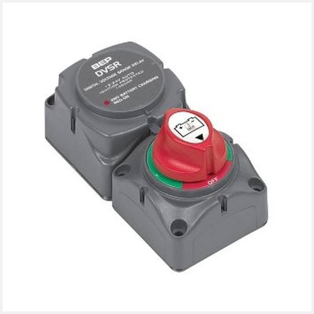 BEP ladekontrol m/isolator, 12/24V /140 Amp