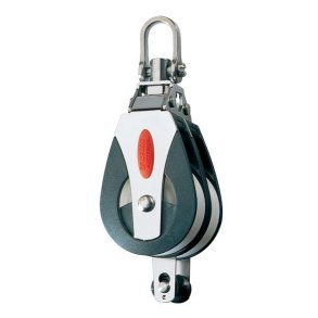 Ronstan Dobbeltblok med 2-vejssjkel & hundsvot