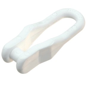 Sjkel hvid nylon 8mm, til skrue