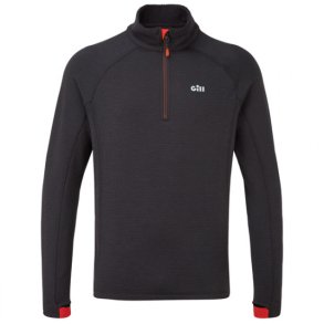 Gill 1081 4-vejs Thermal fleece m/halslynls Grafit Str M