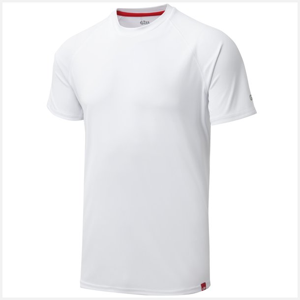 Gill UV010 T-shirt men's UV50+ hvid, str S