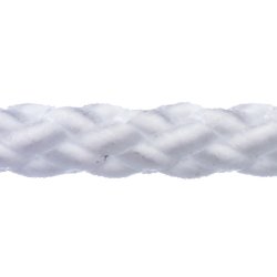 Robline Polyester 8 Allroundline, 6mm Hvid  - 1 mtr