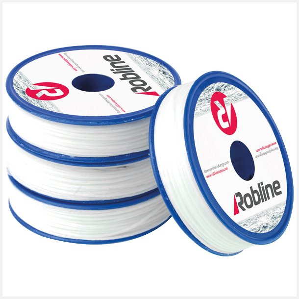 Robline Vokset Taklegarn 1,5mm Hvid boks 10 rl x 32m