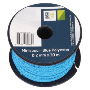 1852 Minirulle bl� Polyester �2mm x 30m