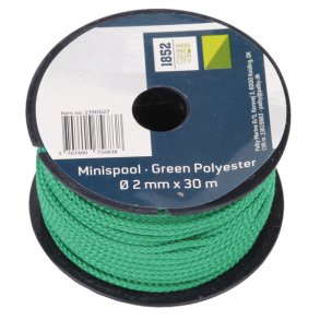 1852 Minirulle gr�n Polyester �2mm x 30m