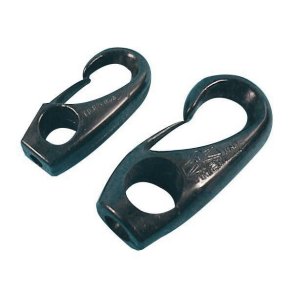 Nylonkrog sort 10mm 2stk