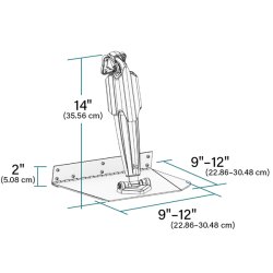 Lenco 9" x 12" Standard Trim Tab Kit med Pro Control Assist