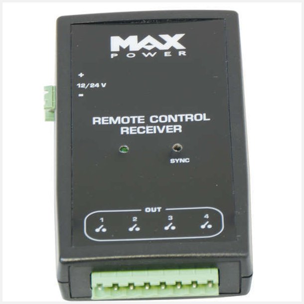 Max power receiver til trdls fjernbetjening