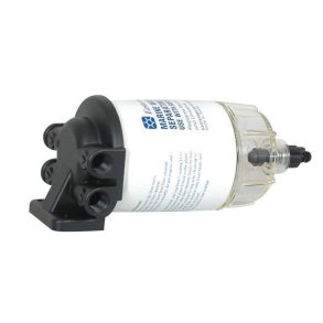 Brndstoffilter komplet m/komposit top, klar bund 10 micron