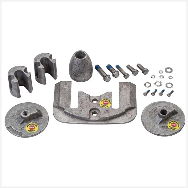 Quicksilver 888760Q04 Magnesium Anode Kit til MerCruiser Bravo III Drives