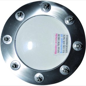 Inspektionsluge m/klar glas til tank, 100/150mm