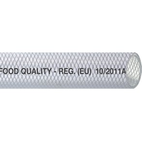 Klar pvc slange krydsvv food quality 6mm, rulle 5m