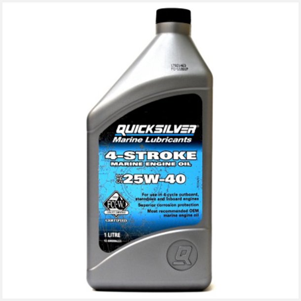 Quicksilver 25W-40 Motorolie mineralsk 0.946L