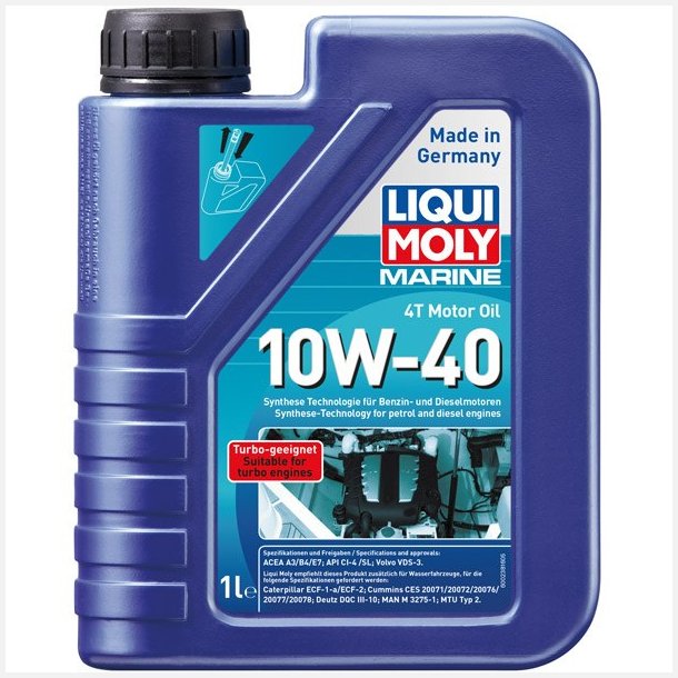 Liqui moly marine 4t motor olie 10w-40 1l