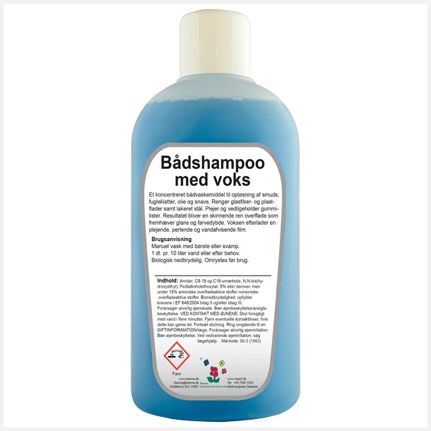 Bdshampoo med voks 1 ltr.