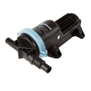 Whale Gulper 220 12 V l�nsepumpe &ndash; robust og effektiv pumpe til hurtig l�nsning af b�d.