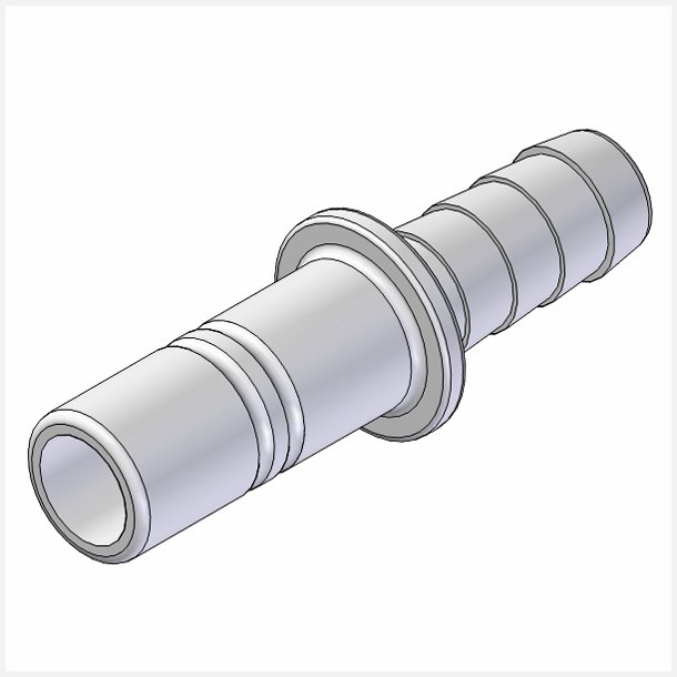 Whale adapter han 1/2" fleksibel slange, 100 stk