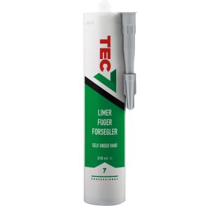 Tec7 - limer fuger forsegler 310ml patron lysegr