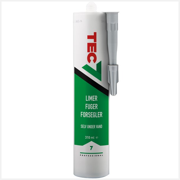 Tec7 Lim, fuge og forsegler, 310ml lysegr