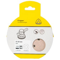 Klingspor rondel P80 hul GLS5 �125 mm 5 stk