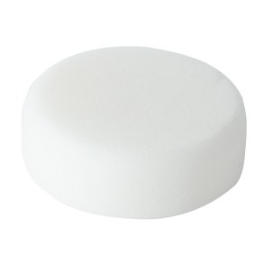 1852 Professionel polerrondel hvid hrd 80 x 30mm