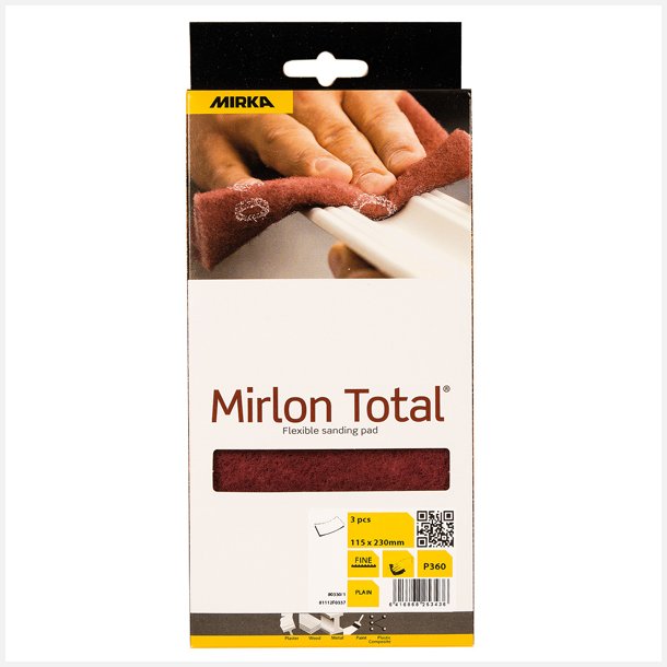 Mirka MirlonTotal slibesvampe 360, 3stk