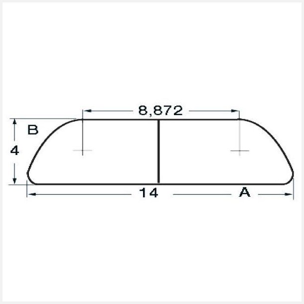 Fenderliste RF 20 x 4mm, 3m