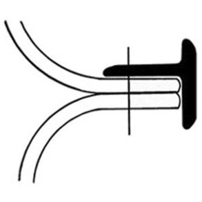 Samlestykke gr plast til radial 40 fenderliste