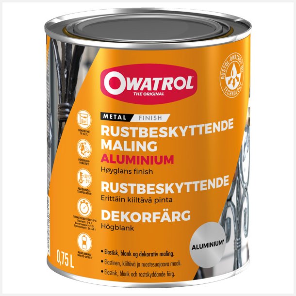 Owatrol aluminium galv. 0,75 liter