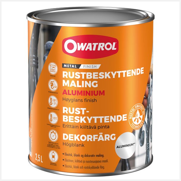 Owatrol aluminium galv. 2,5 liter