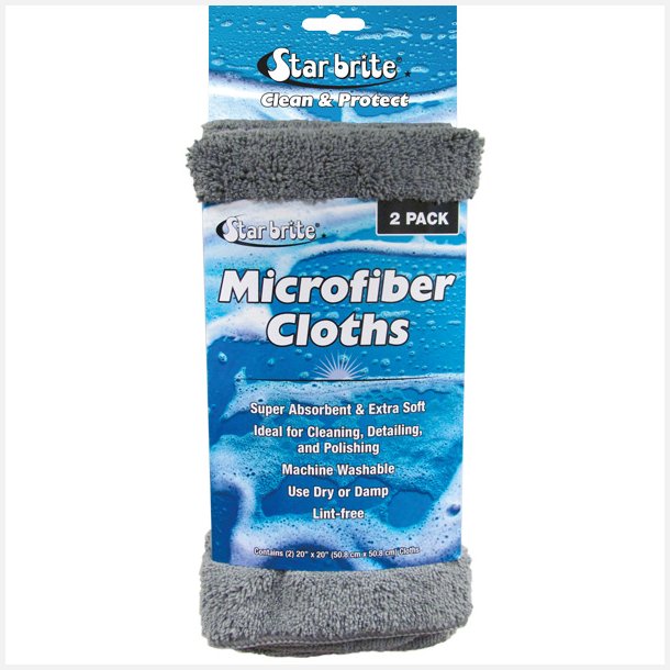 Star Brite mikrofiberklude, 2 stk