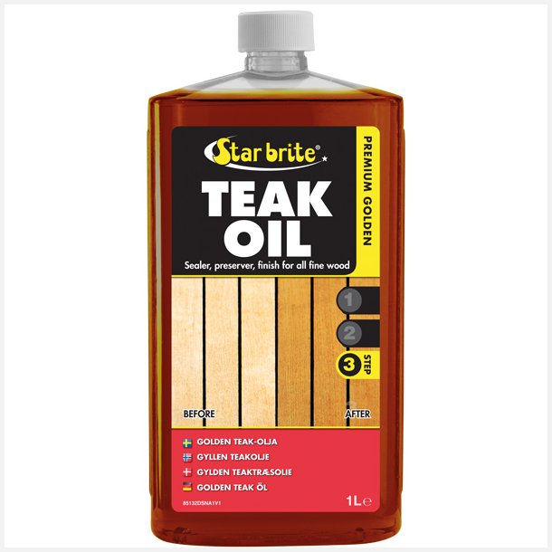 Star Brite Premium Gold Teak Olie, 1L