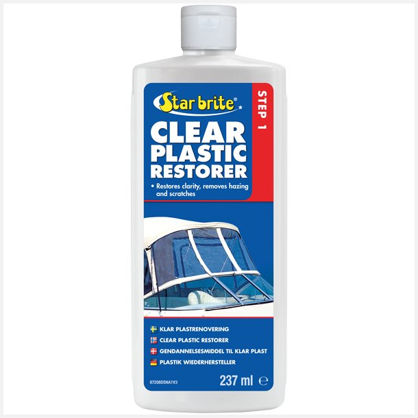 Star Brite Clear Plastic Restorer - Step 1, 237 ml