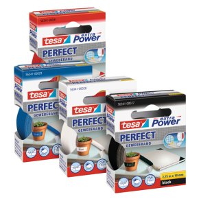 Tesa Lrredstape sort 2,75 m 38mm