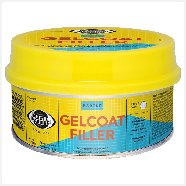 Plastic Padding Gelcoat filler, 180ml