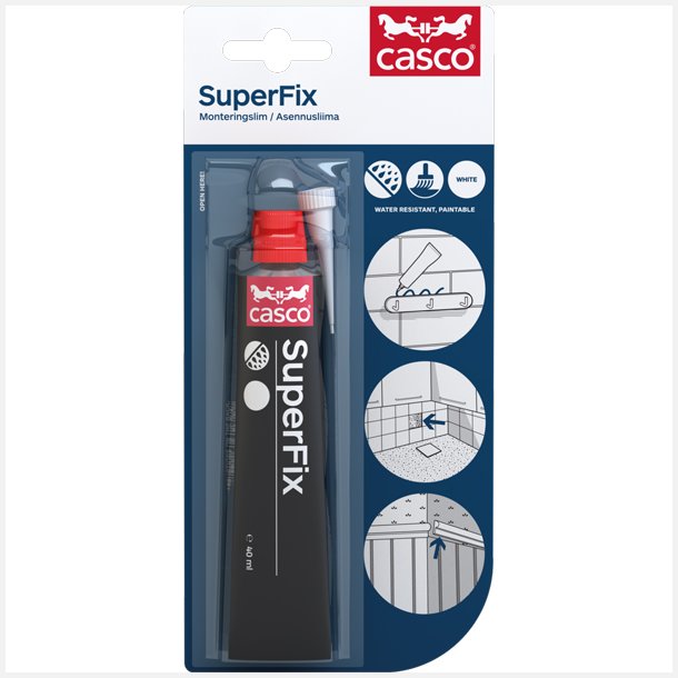 Casco Superfix hvid, 40ml tube