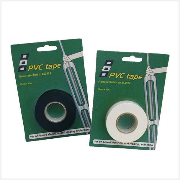 PSP PVC tape Isoleringstape 19mm, Sort