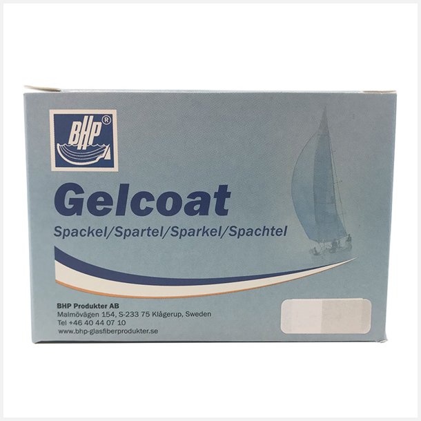 BHP Gelcoat spartelmasse Hvid 776-0166, 100g+7g hrder