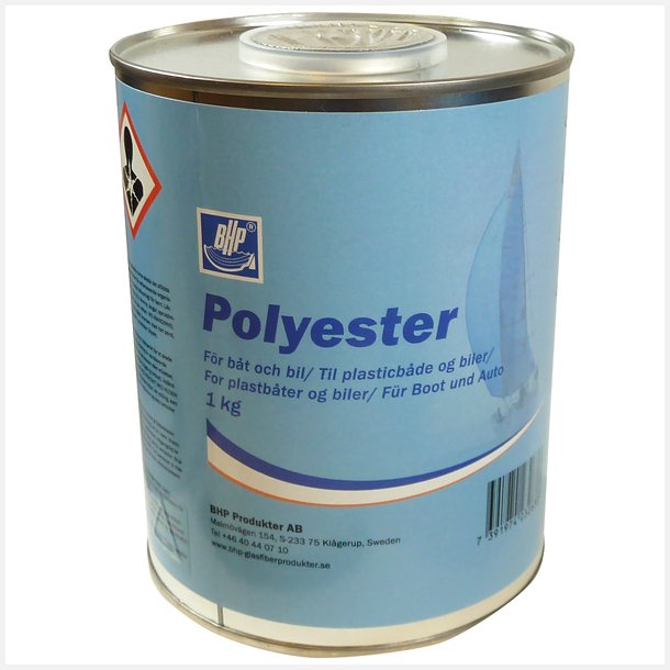 BHP polyesterplast uden hrder, 1kg