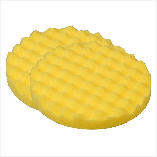 1852 Rubbing vaflet rondel �150mm, gul 2-pak