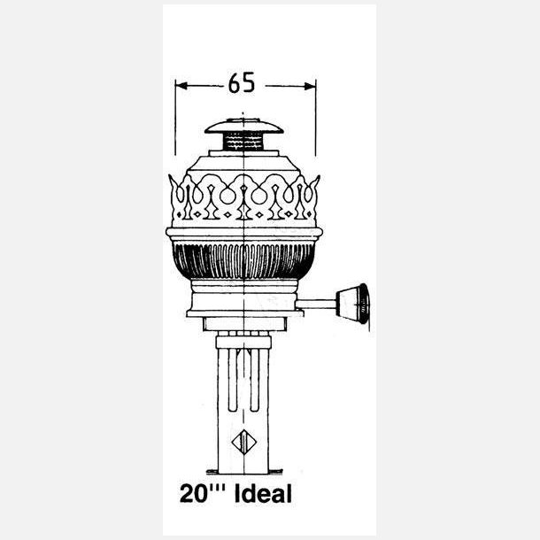 DHR Brnder messing for 20 ideal