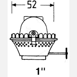 DHR Brnder messing for 1