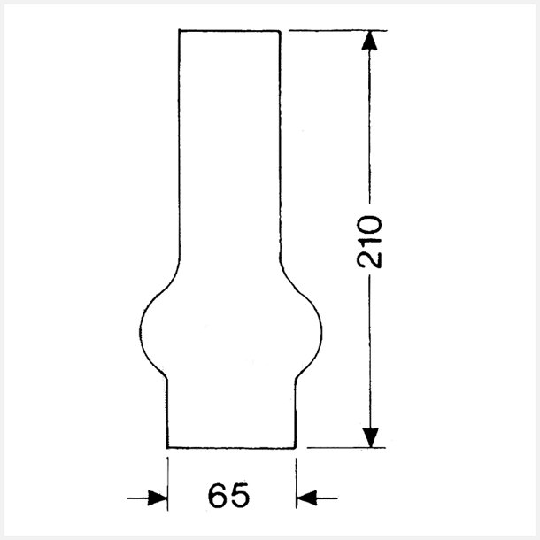 DHR Lampeglas 20 x 210mm